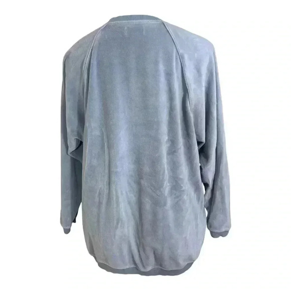 Aerie oversized velour crewneck sweatshirt size XS TP - Picture 2 of 3